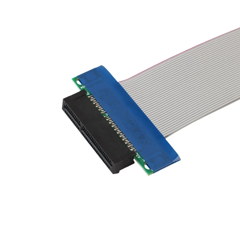 

PCI-E 4X Riser Card Extender Flex Extension Cable Ribbon Adapter Converter