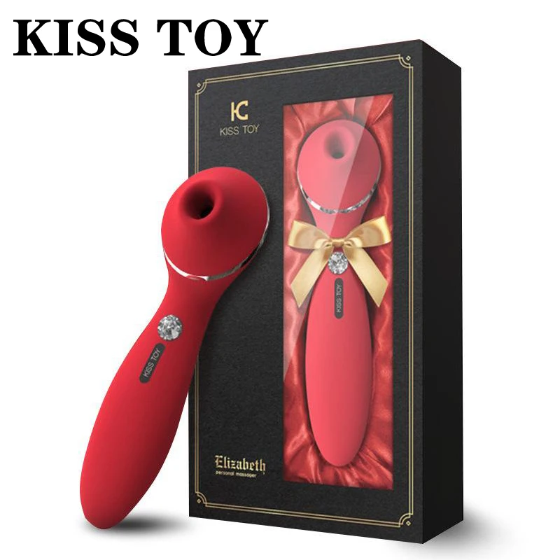 Женская Массажная палочка с вибрацией и подогревом для сосания клитора женское