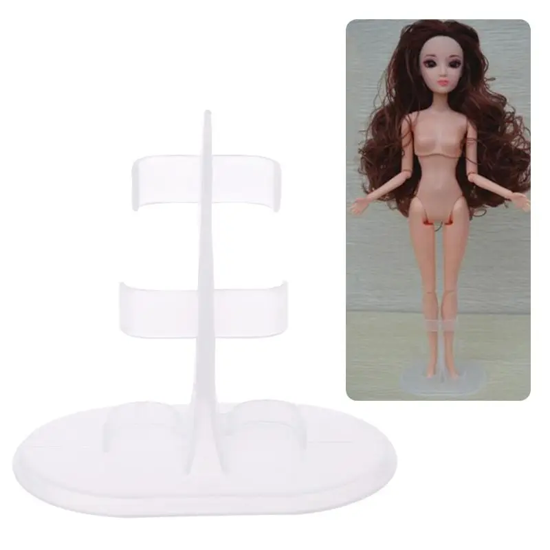 

Transparent Stand Support for Barbie Dolls Clear Color Dolls Toy Stand Support Prop Up Mannequin Model Display