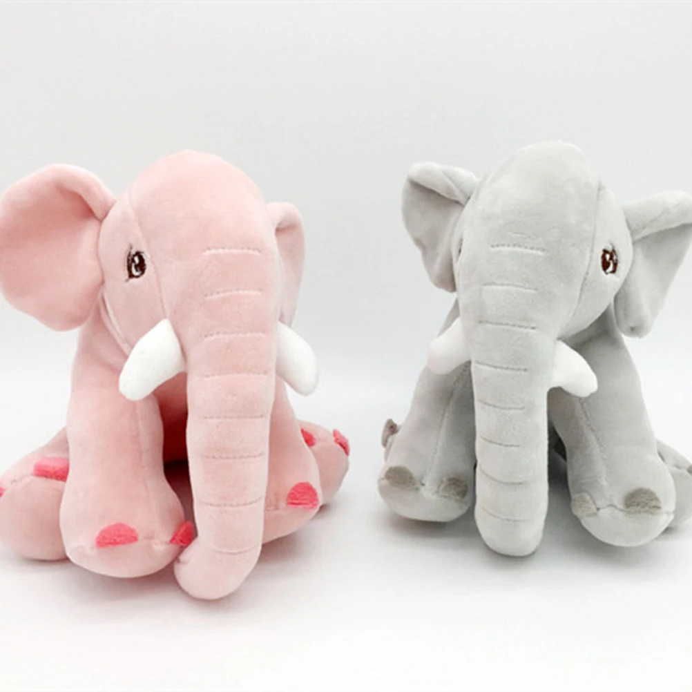 Милый мягкий плюшевый слон мягкая подушка для обнимания тела заполненная