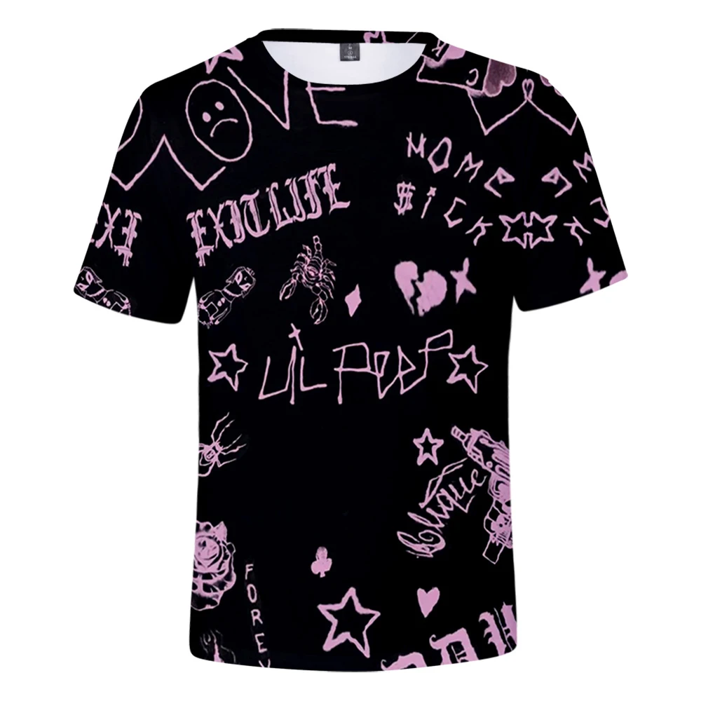 Футболка Мужская/Женская с 3D-принтом круглым вырезом и коротким рукавом - купить