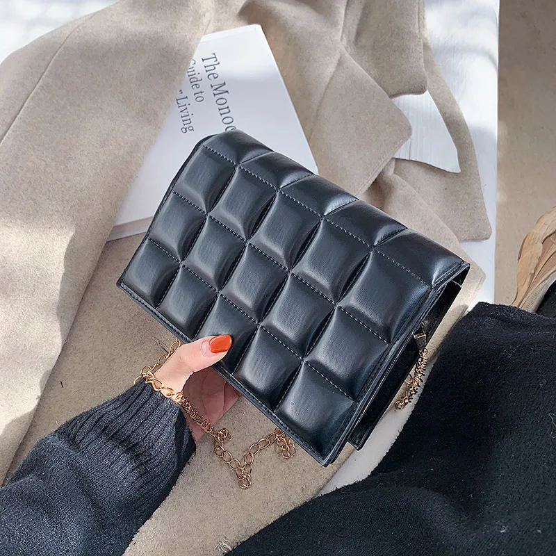 

Women's Bag Autumn Winter Small Square 2021 Female Literary Single-Shoulder Minority Design Crossbody Bag Trend Women's Bolsos