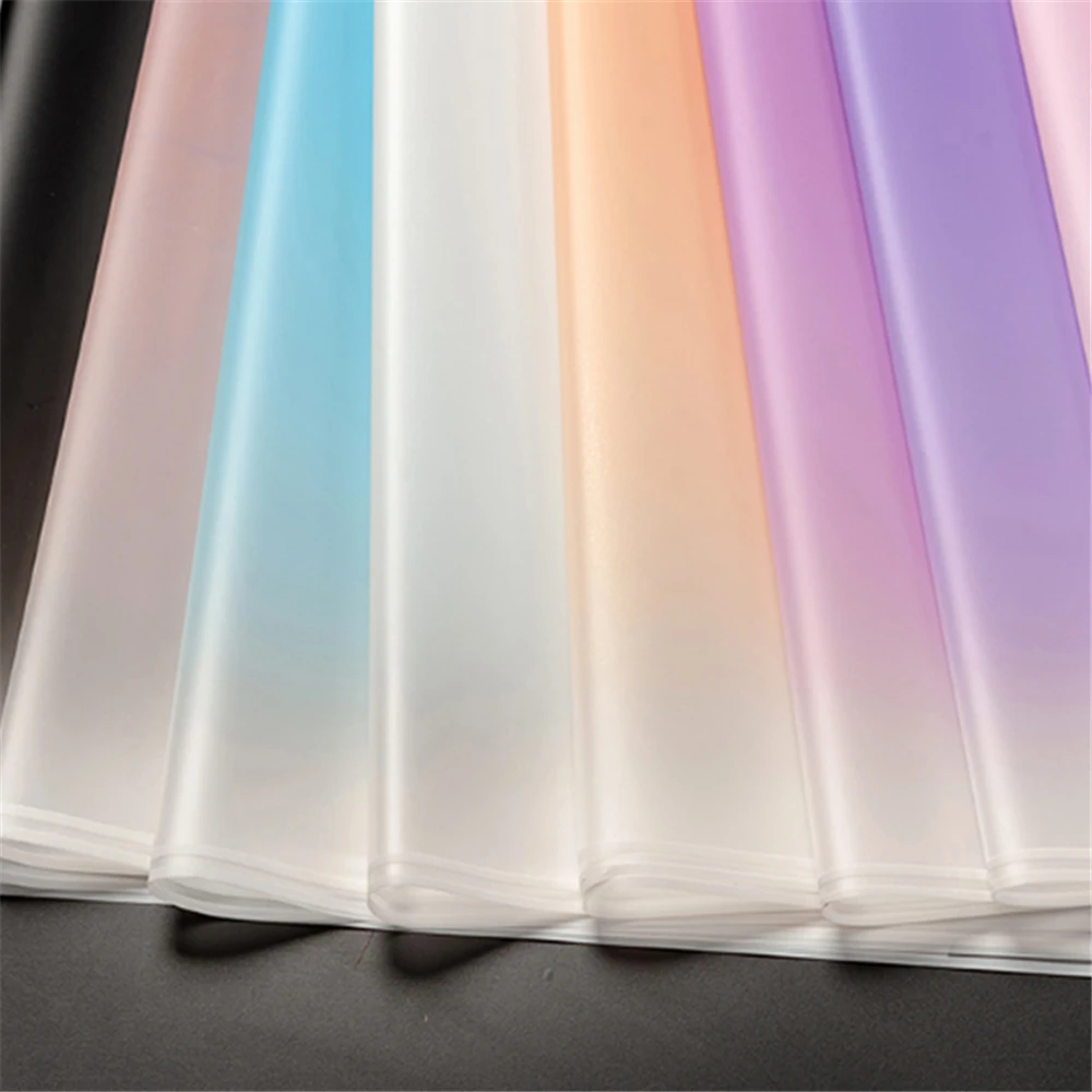 Корейская бумага для букетов фантазийный градиентный цвет букет роз упаковочный