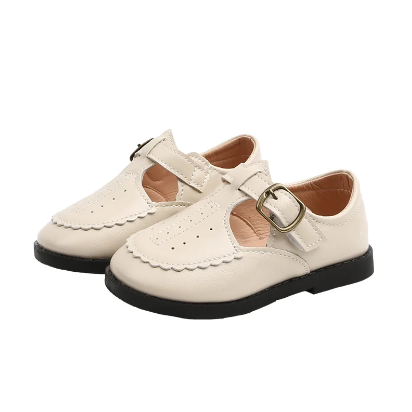 Детские кожаные туфли в британском стиле для мальчиков детская повседневная