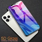 Закаленное стекло 5D для iPhone 11 Pro, XS Max, XR, X, 8, 7, 6, 6S Plus, полное покрытие, защитная пленка для экрана, PK 3D, 4D