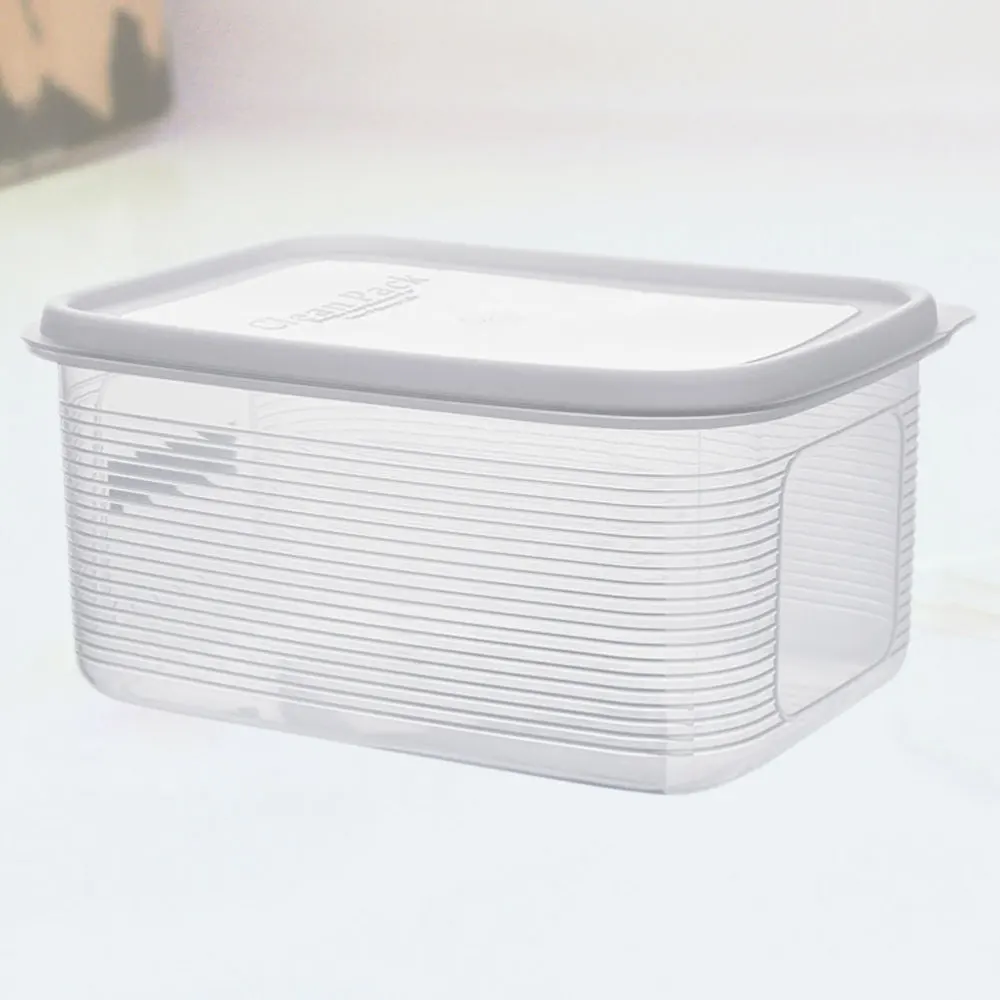 

Crisper Refrigerator Storage Box Kitchen Box Fruit and Vegetable Dry Grain Rice Sealed Box (Small Size 5.2)