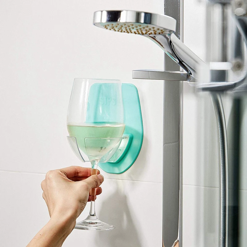 Бар ватт пластиковый держатель для бокала вина Ванной Душа красное вино