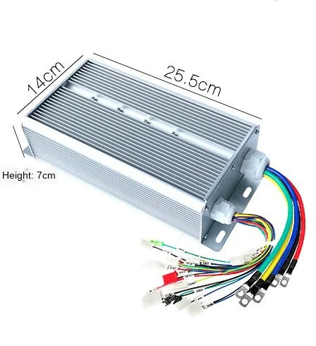 Enlarge Electric Tricycle Controller 1500w48v60v72v High-power Dual-mode Water Battery Brushless Motor Universal Electrical YG467K2065