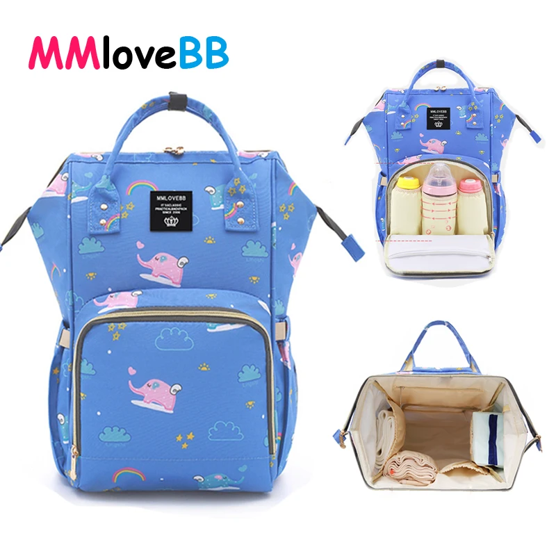 MMloveBB модная сумка для подгузников беременных Большая вместительная дорожная