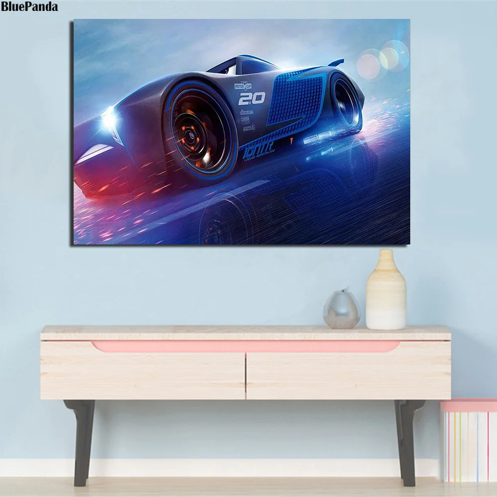 Спортивный автомобиль пейзаж живопись постер печать настенные постеры картины