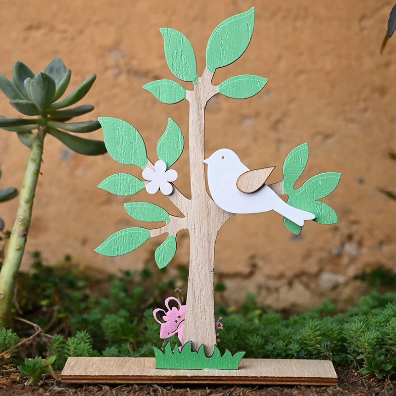 Пасхальные деревянные елочные украшения товары для вечеринки праздничную