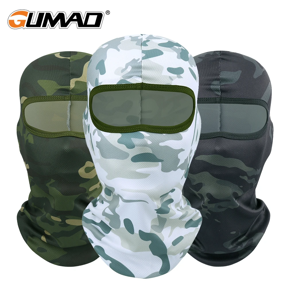 Тактическая Маска камуфляжная Балаклава для страйкбола полное лицо шарф