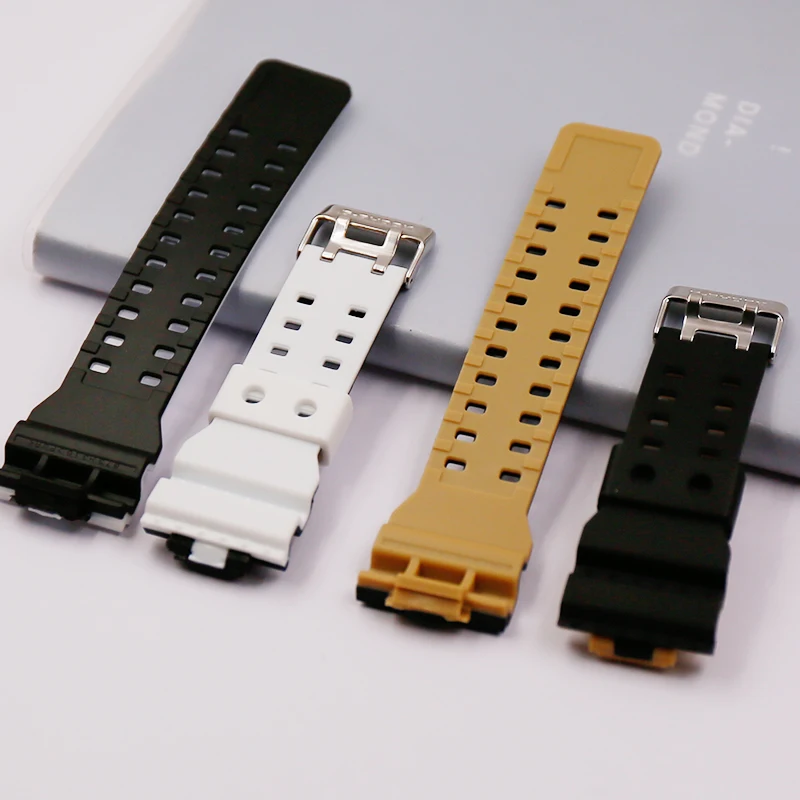 Двухцветные аксессуары для часов булавка с пряжкой Casio мужчин и женщин на ремешке