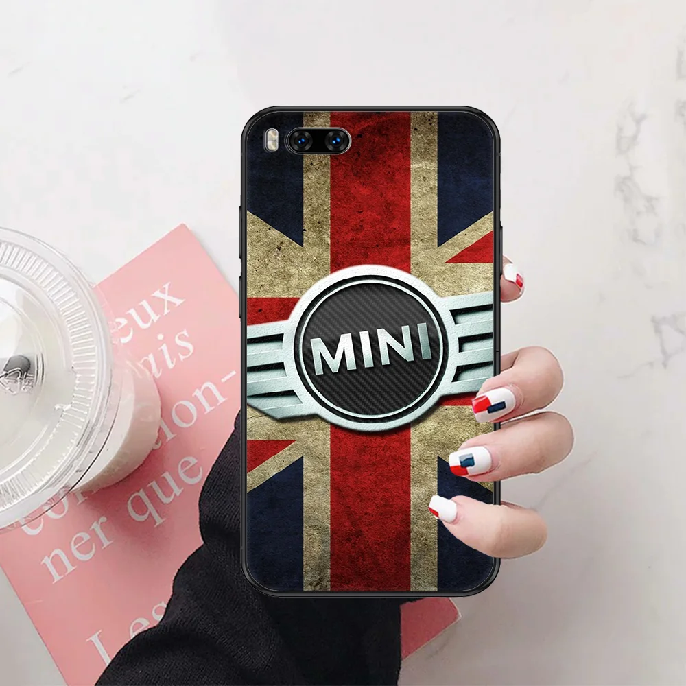 

car logo mini cooper Phone case For Xiaomi Mi Max Note 3 A2 A3 8 9 9T 10 Lite Pro Ultra black 3D bumper art waterproof luxury