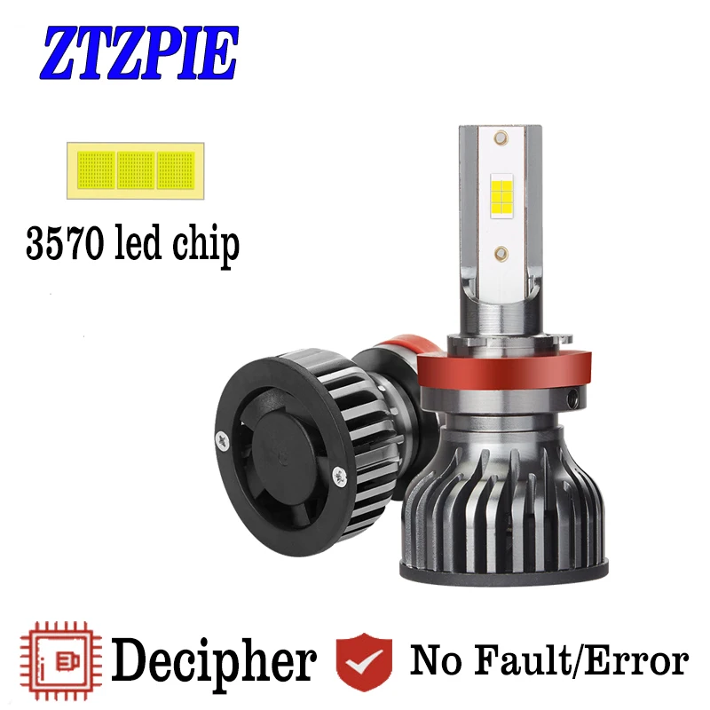 ZTZPIE 110 Вт 20000LM 6500K 9006/HB4 9005/HB3 H1 H8 H7 H4 H11 H9 9012(HIR2) светодиодный автомобильный головной