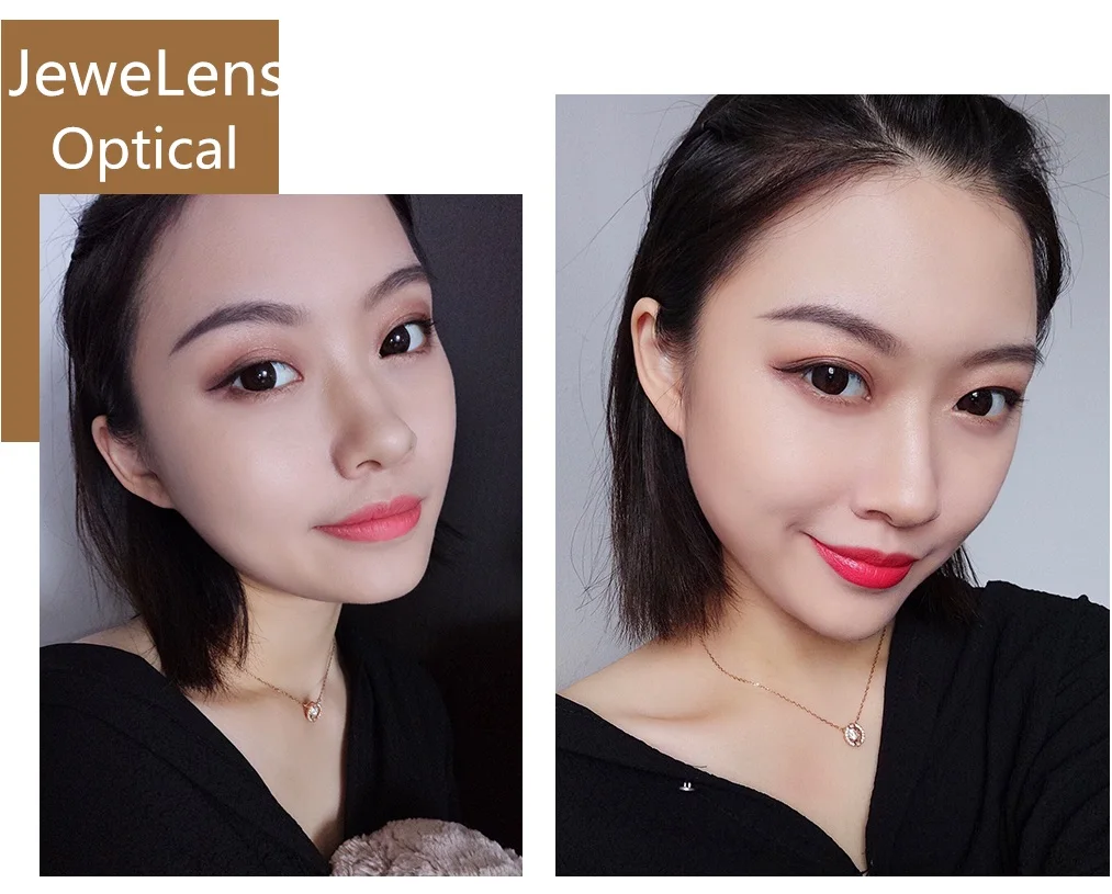 Цветные контактные линзы Jewelens цветные для глаз круглые глазки мягкие
