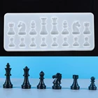 Международная форма для шахмат из смолы, 3D УФ-форма, форма для шахмат, силиконовая форма из эпоксидной смолы, силиконовые формы, ремесло для изготовления ювелирных изделий, сделай сам