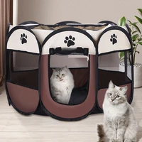 pregnancy delivery room portable folding pet tent dog house octagon cage for cat tent playpen puppy kennel fence outdoor