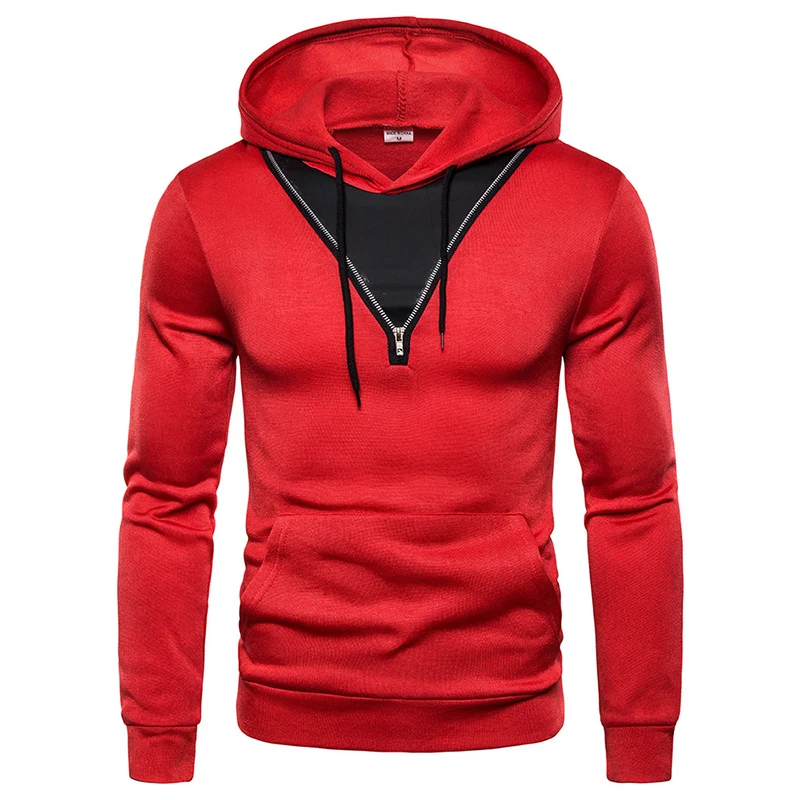 Новые толстовки на молнии мужская хлопковая толстовка с капюшоном Весенняя