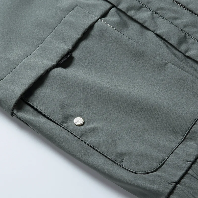 Мужская повседневная куртка с капюшоном тонкая верхняя одежда осенняя модная