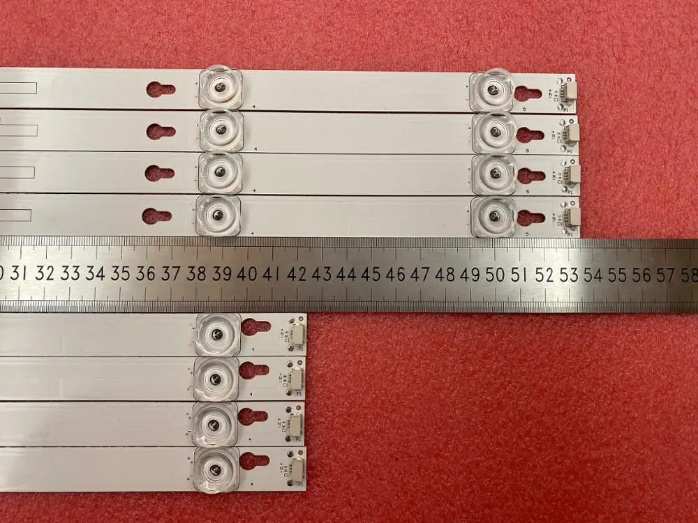 

New 5set=40 PCS LED Backlight strip for L55P2-UDN TOT-55D2900 JL.D55051330-004ES-M JL.D55041330-004ES-M B55A658U 55U6700C