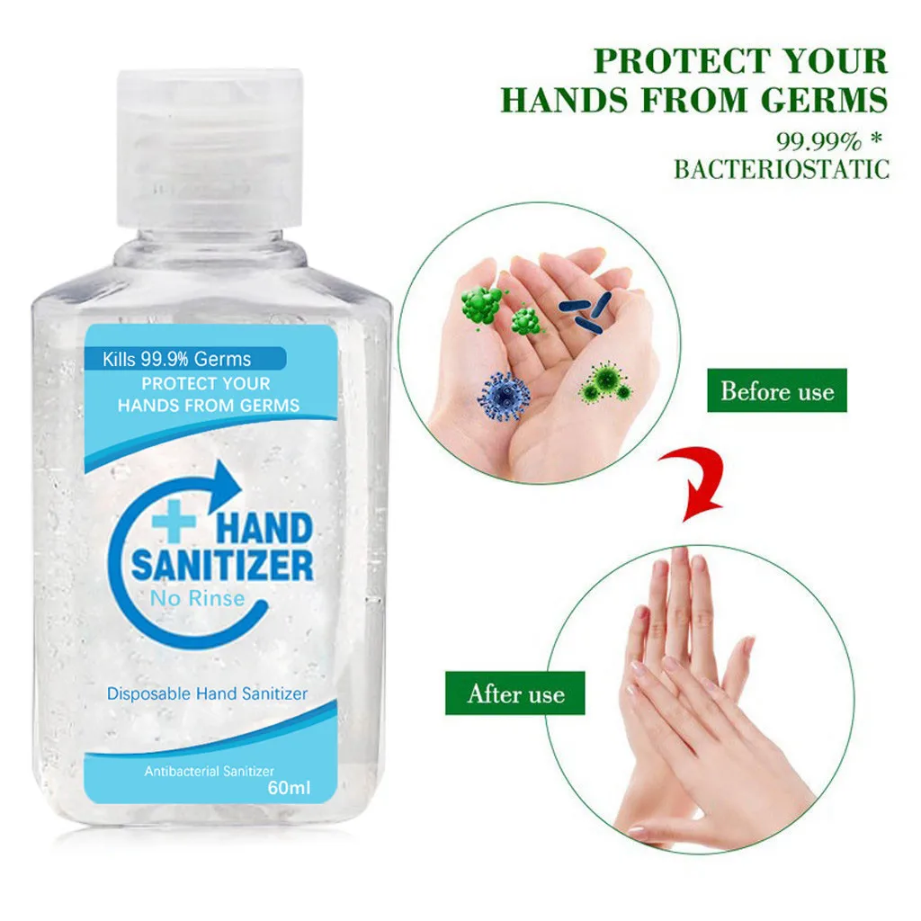 60ML Disposable Hand Sanitizer Fast Speed Dry Lotion Home Cleaner Long Lasting|Универсальные чистящие средства| |