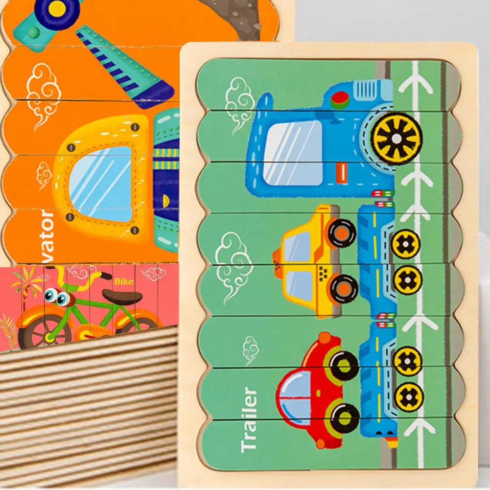 Пазл из серии трафика самосборка своими руками блоки в форме полосы обучающая