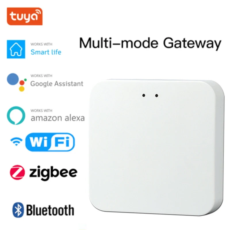 

Tuya ZigBee Smart Gateway Hub Smart Home Bridge Smart Life APP Wireless Remote Controller Works With Alexa Google Home Gateway