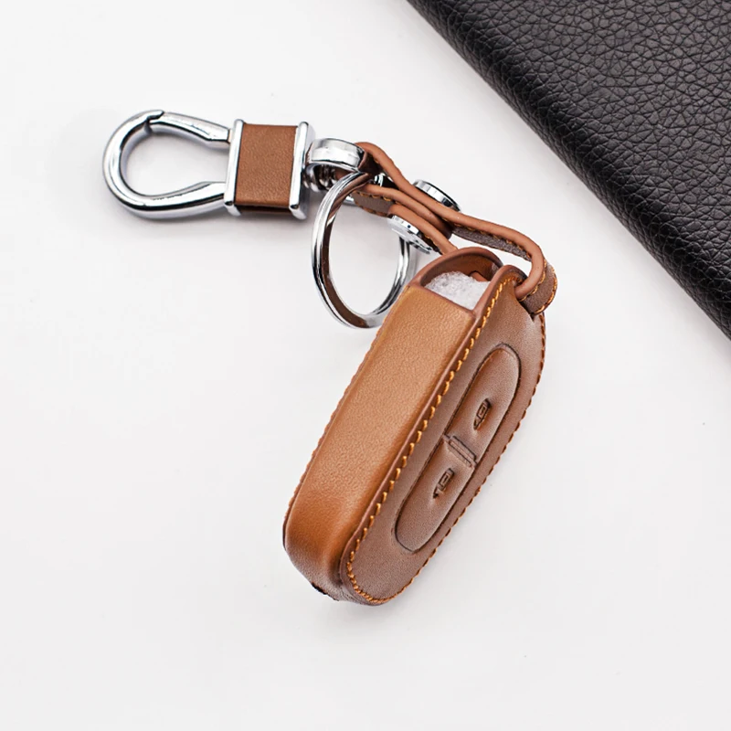 Высококачественный кожаный чехол для автомобильного ключа 100% Renault kwid символ
