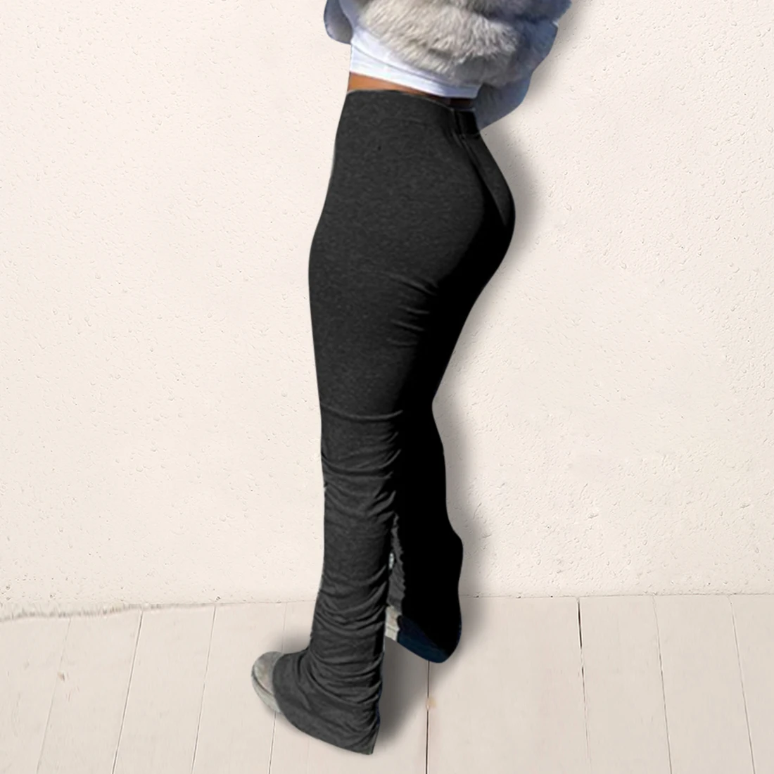 Спортивные штаны с высокой талией для женщин джоггеры 2020 эластичные летние