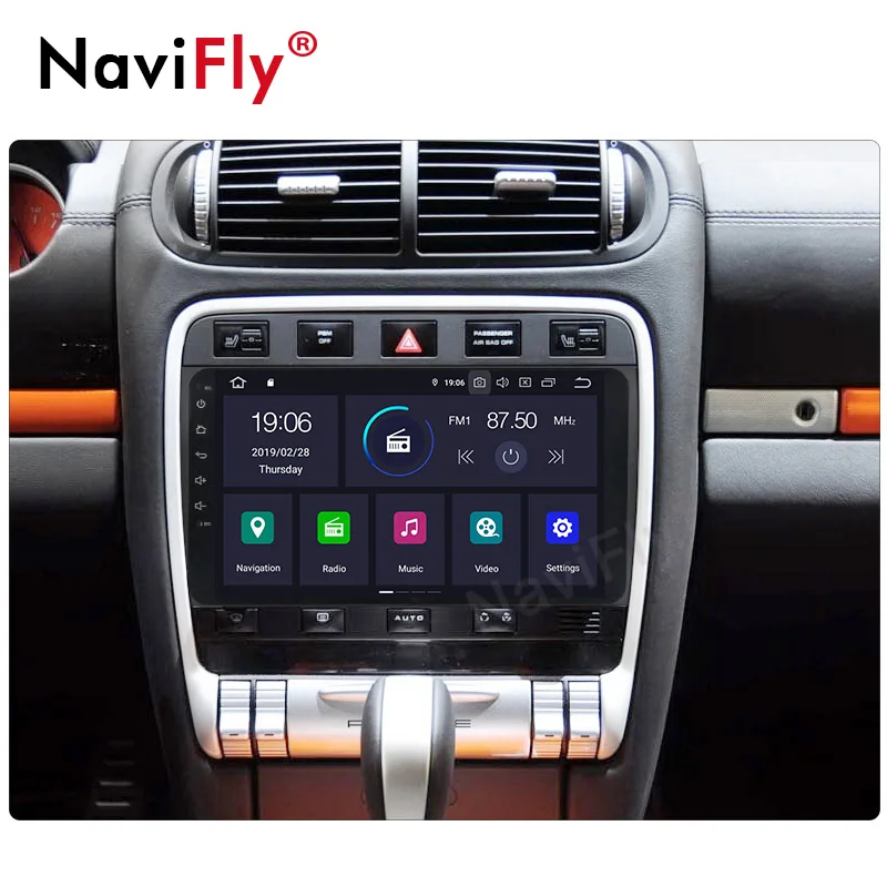Android9.0 4G RAM 64G ROM автомобильный Радио мультимедийный плеер для Porsche Cayenne 2003-2010