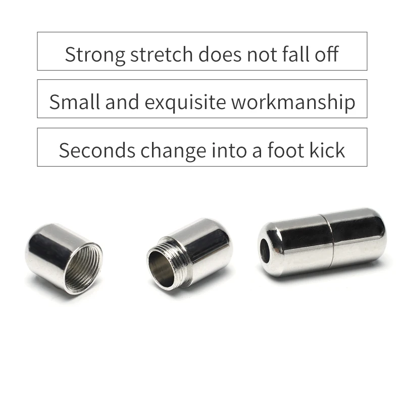 1Pair Elastic No Tie Shoelaces Semicircle Shoe Laces For Kids and Adult Sneakers Quick Lazy Metal Lock Laces Shoe Strings