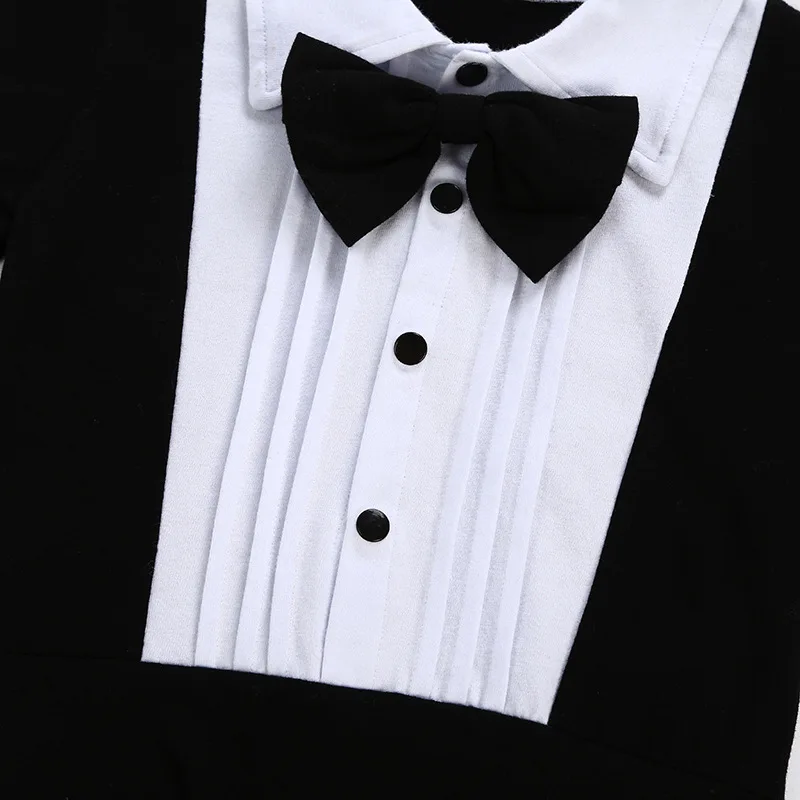 Детский комбинезон с короткими рукавами в джентльменском стиле ropmer youg лето 2020 |