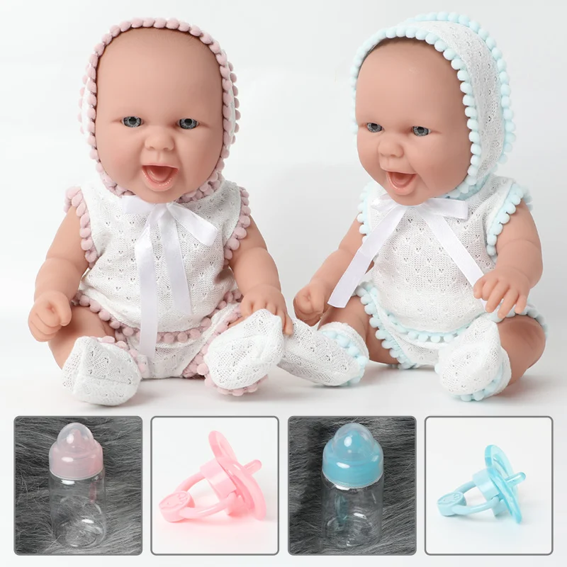 12 дюймов reborn doll 30 см реалистичный силикон bebe body водонепроницаемый имитация