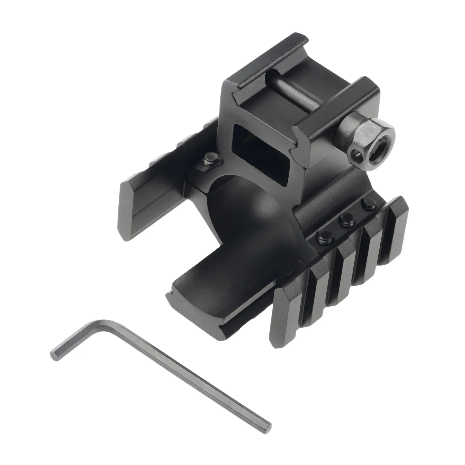 

Tactical Tri-Rail Barrel Mount 30mm Caliber Riflescope Tube 3 Side For Rail 20mm Weaver Picatinny Rail With Spirit Bubble Level