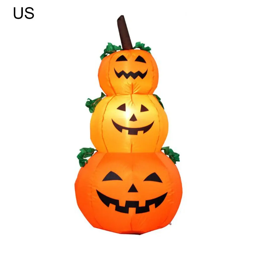

Inflatable Ghost Pumpkin Model For Halloween Party Decoration Garden Decoration Props Indoor Yard Decoration 1.2m