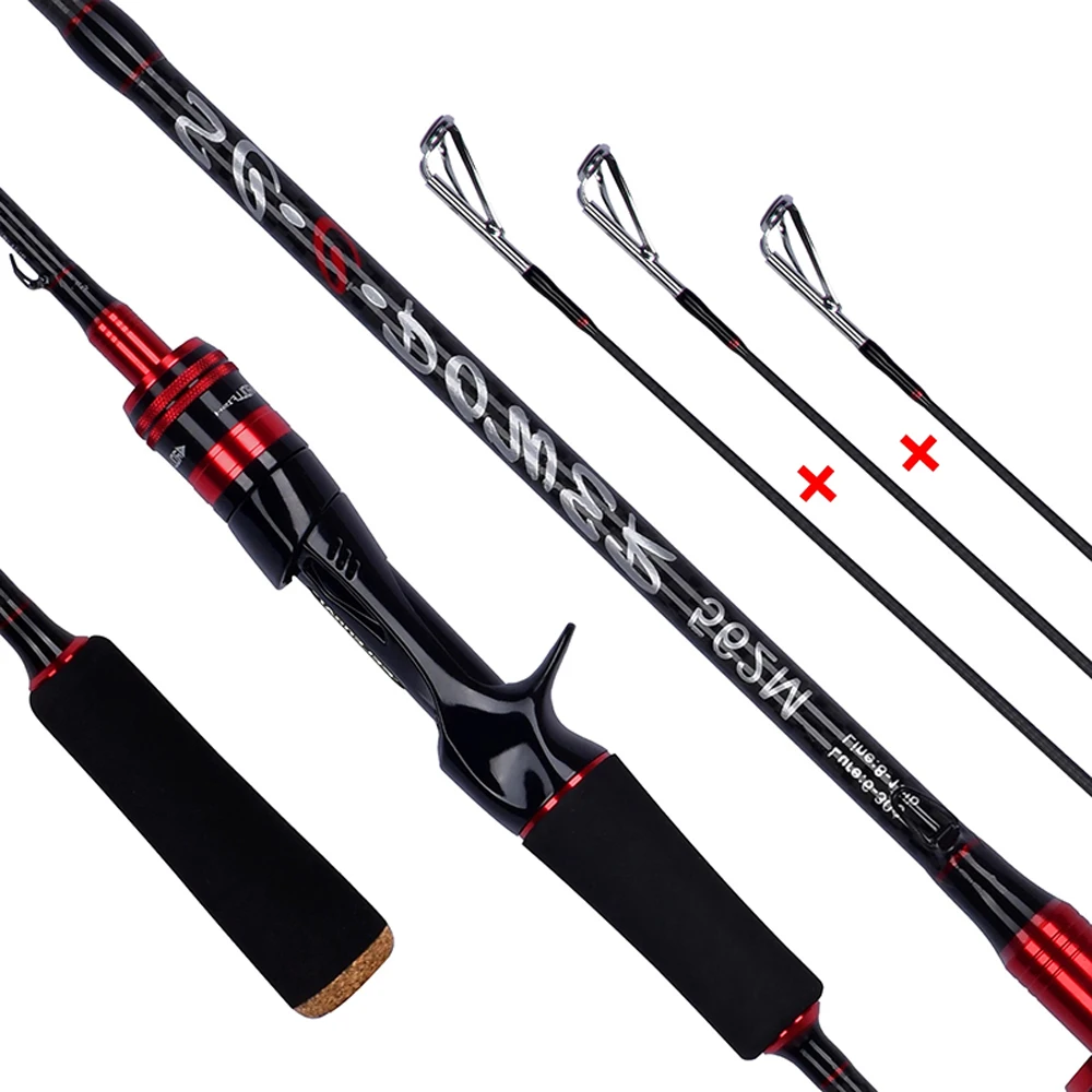 1.68-2.4m Casting Spinning Fishing Lure Rod M/L/MH 30T Carbon 2 Sections Pole 1/2/3 TIPS Bait Wt 6-35g for Sea Tackle | Спорт и