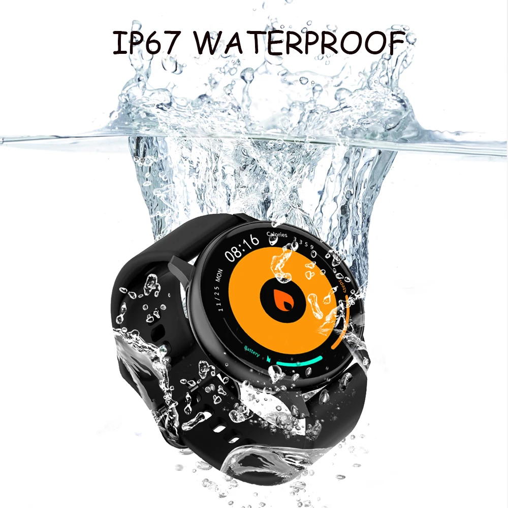 Женские Смарт-часы Lokmat Time круглый дисплей с круговым дисплеем мужские спортивные