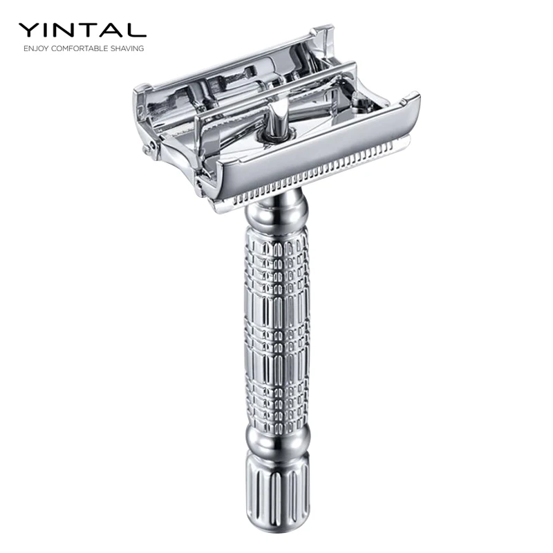 Бритва с двойным краем YINTAL Butterfly безопасные бритвы бритва 10 лезвиями 1 коробка|razor