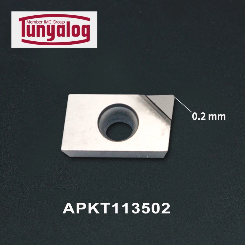 

CNC APKT1135 PCD APKT1604 PCD Solid Tungsten Carbide Turning Milling Cutter Inserts for Aluminum Processing