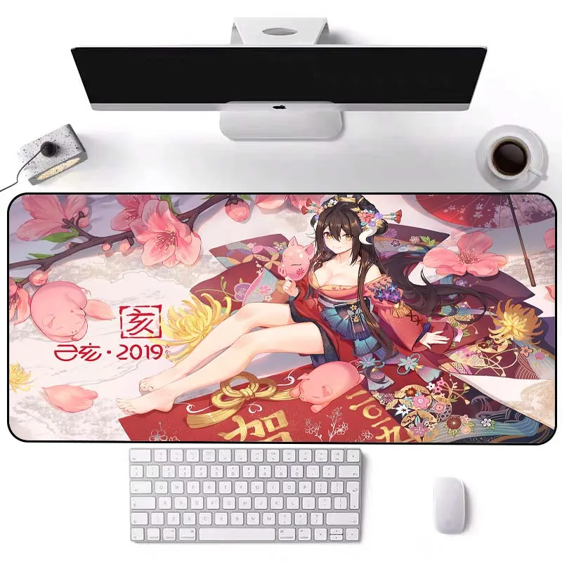 

mousepad anime pc keyboard mouse pad computer desk mat large gamers accesorios alfombrillas de raton 40x90cm carpet pads