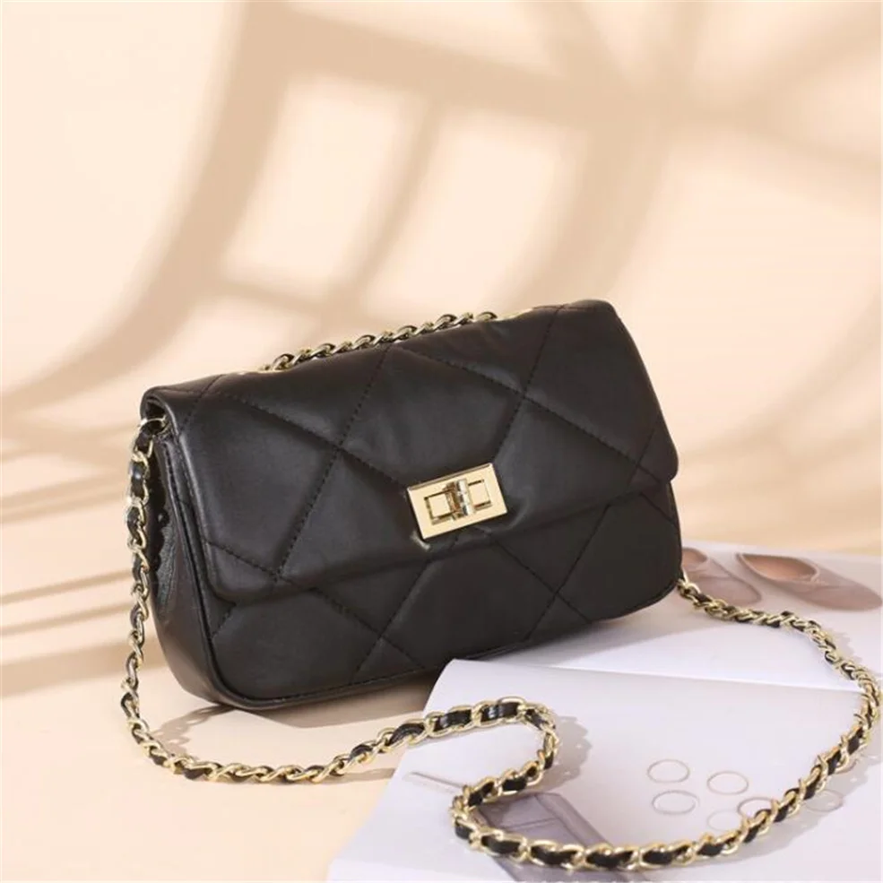 

Women Luxurys Designers Telfar Chain Bag Designer Handbags Tote Fashion Style Cowhide Diamond High Quality