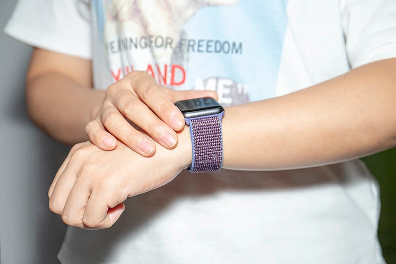 Новая высококачественная нейлоновая Спортивная петля для Apple Watch band Series 4 3 2 1 мягкий дышащий тканый ремешок 44 мм iwatch 42 мм 38
