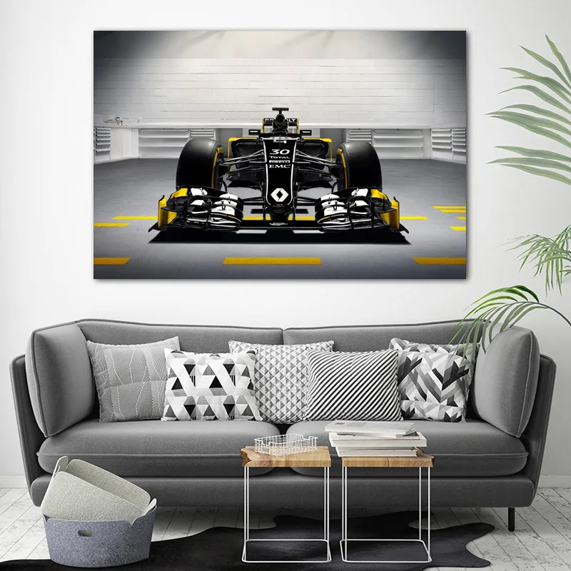 2016 Renaults RS16 F 1 Картина на холсте с изображением автомобиля Формула спортивных
