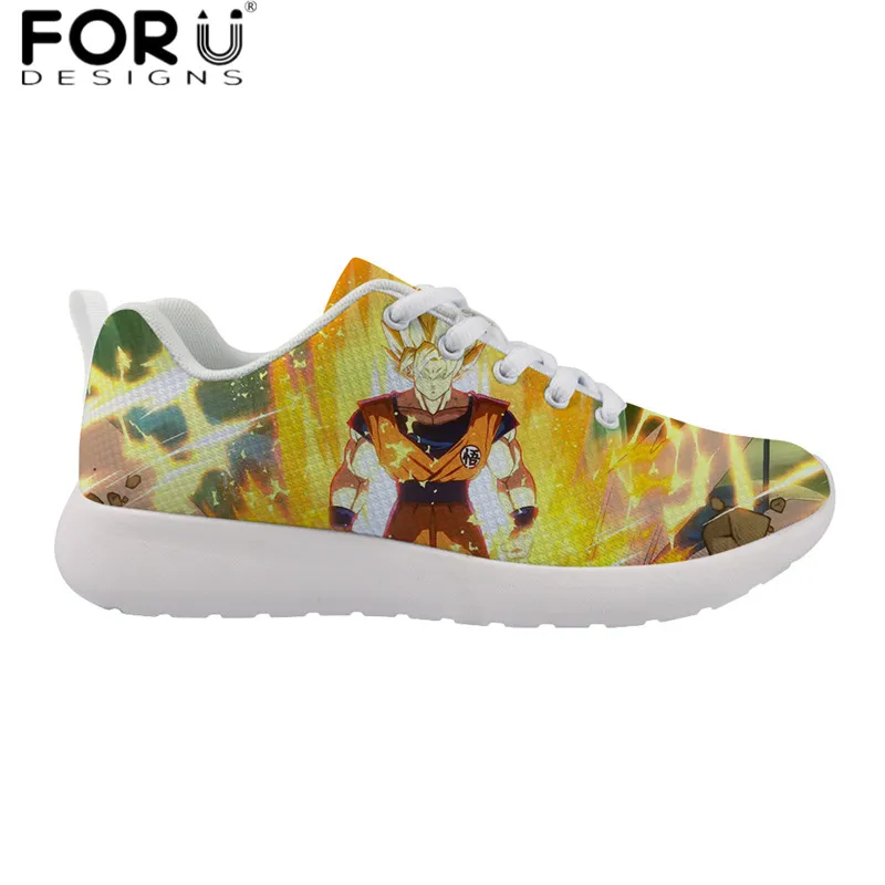 HMA659Z42 FORUDESIGNS/повседневная мужская обувь; Лидер продаж; аниме Dragon Ball Z; Супер Кроссовки для мальчиков-подростков; классические дышащие туфли на плоской подошве со шнуровкой; Zapatos - Цвет: HMA659Z42