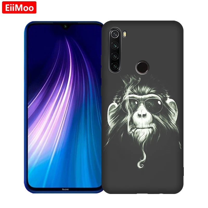 Силиконовый чехол EiiMoo для Xiaomi Redmi Note 8 8T Xiomi Note8 Pro 64 ГБ 128 ГБ|Бамперы| |