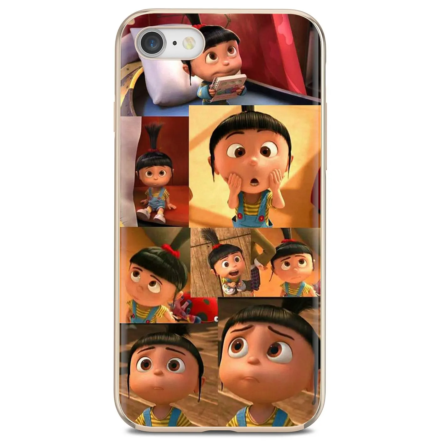 Мягкий чехол для iPhone 11 Pro 4 4S 5 5S SE 5C 6 6S 7 8X10 XR XS Plus Max iPod Touch единорог Агнесс Гадкий я