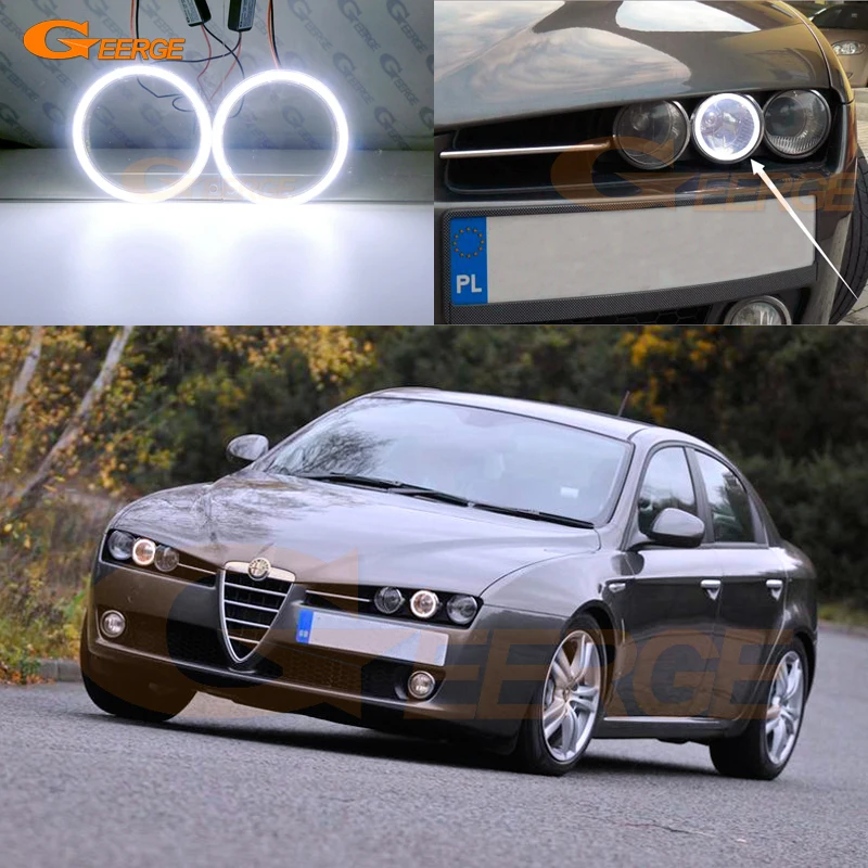 Для Alfa Romeo 159 2005 2006 2007 2008 2009 2010 2011 отличный 2 шт. ультра яркий COB комплект светодиодов