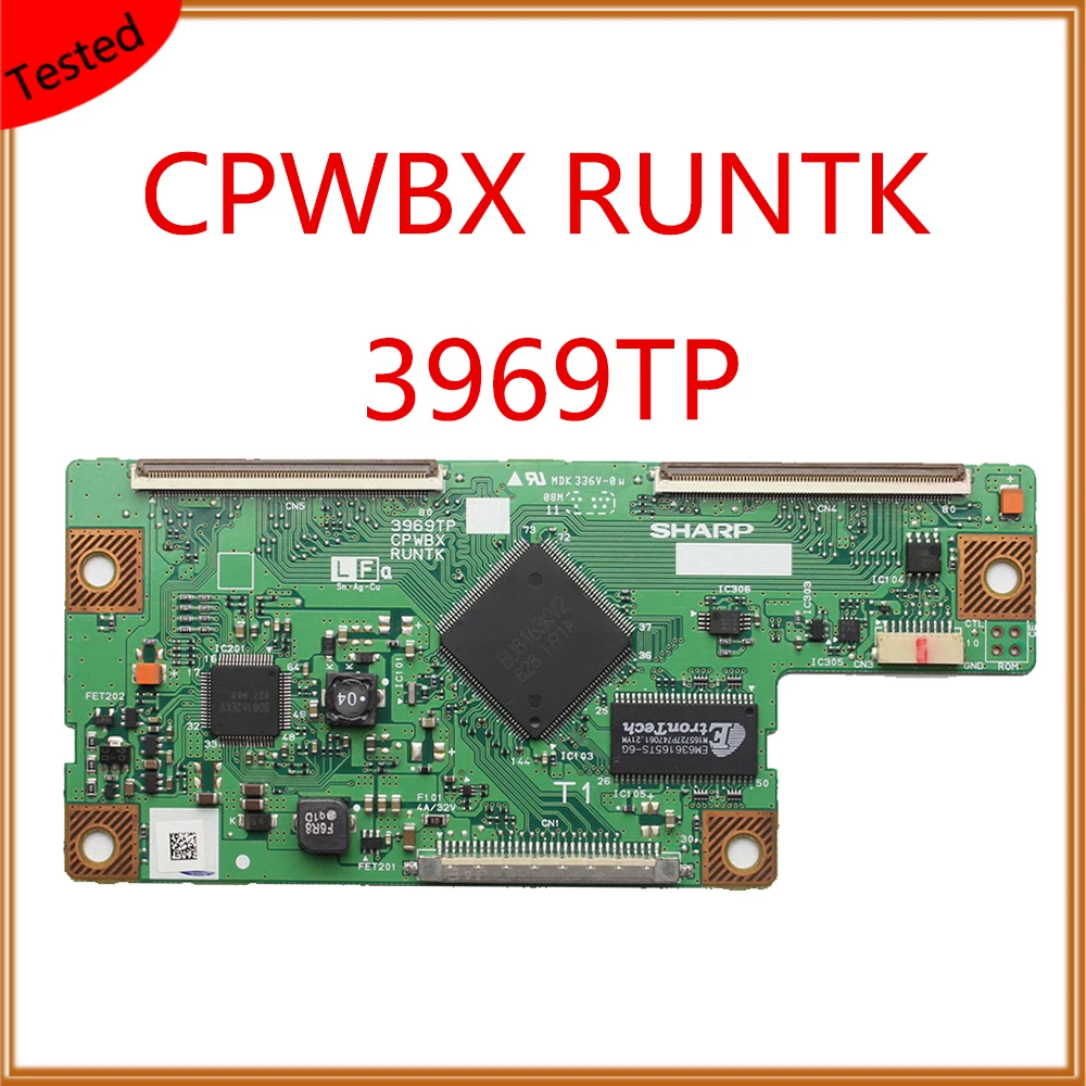 

CPWBX RUNTK 3969TP T Con Board MDK 336V-0W for SHARP Display Tested The TV Tcom Original Display Equipment CPWBXRUNTK Tcon Board