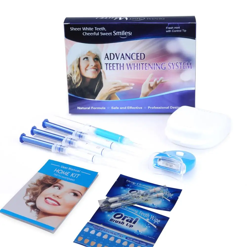 

Dental Teeth Whitening 44% Peroxide Dental Bleaching System Oral Gel Kits White Tooth Dental Care Tools